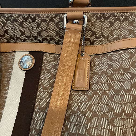 Coach laptop / baby bag - Signature C’s fabric - Picture 11 of 12